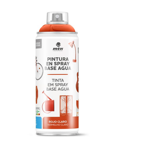Spray decorativo 400ml wb montana blanco de la marca MONTANA en acabado de color Rojo fabricado en Varios, ver descripción