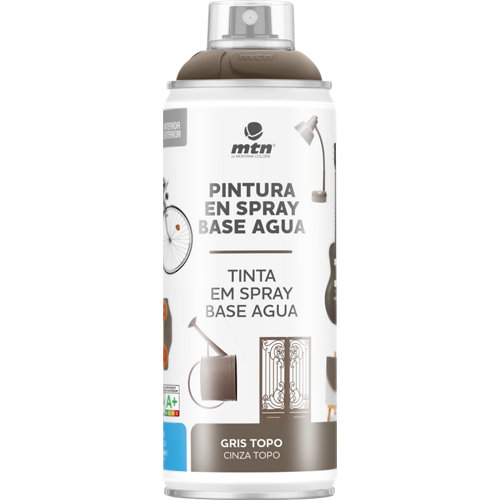 Spray pintura montana pro ral-1015 marfil claro 400ml de la marca MONTANA en acabado de color Gris / plata fabricado en Varios, ver descripción