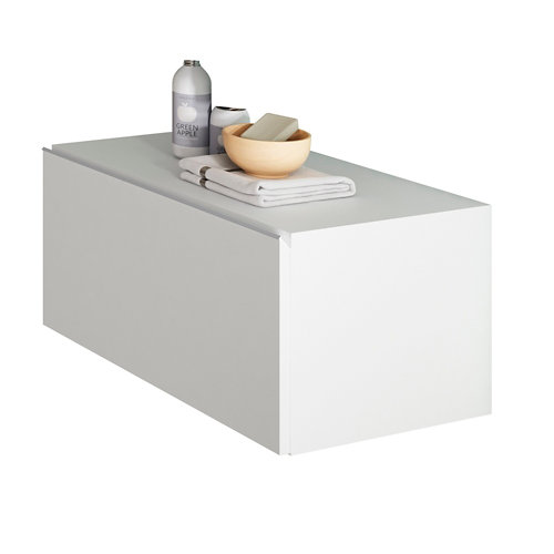 Mueble de baño minimal blanco 80 x 45 cm