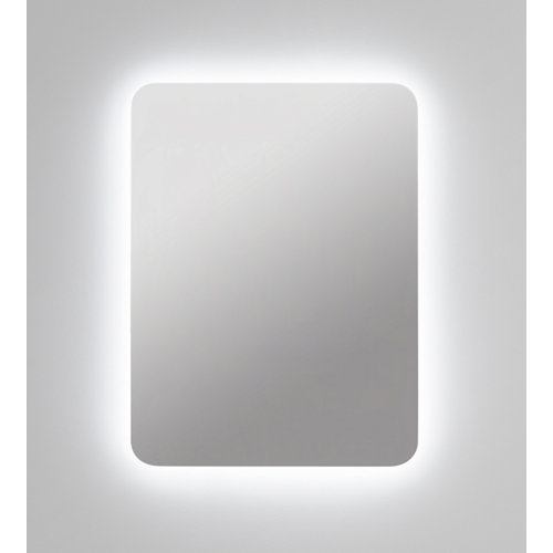 Espejo de baño con luz led zania 70 x 60 cm