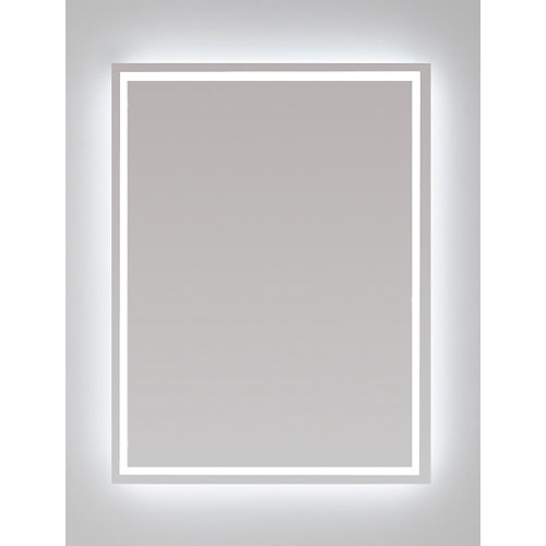 Espejo de baño con luz led nashira 60 x 70 cm