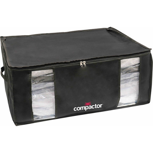 Módulo de armario spaceo home blanco 40x100x45 cm 23 Funda ahorra espacio compactor black edition xxl, 50x65xh.27cm (210 litros)