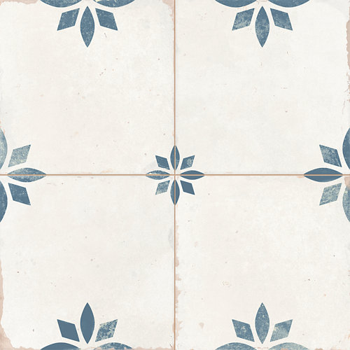 Suelo porcelánico savannah 45.2x45.2 cm azul interior