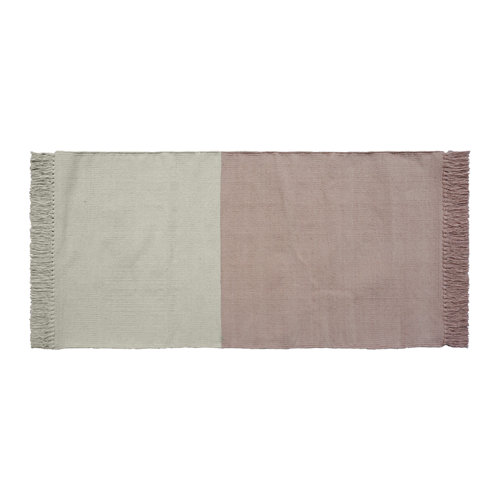 Alfombra de algodón inspire lyanna rosa 60x120 cm