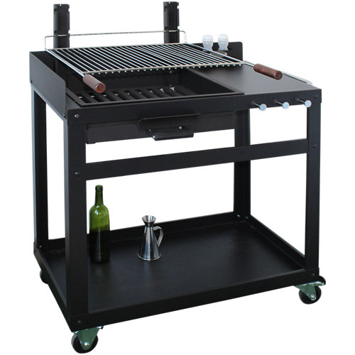 Kit barbacoa imor avilés para madera y carbón recomendado para 12 personas