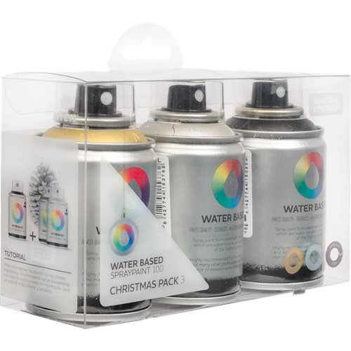 Pack de 3 colores spray pro wb montana 100 ml