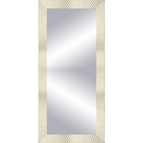 Espejo rectangular espiral gris 152 x 57 cm