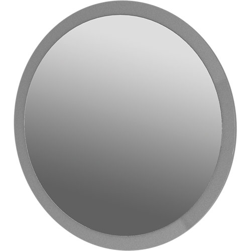 Espejo de baño sphere gris / plata 80 x 80 cm