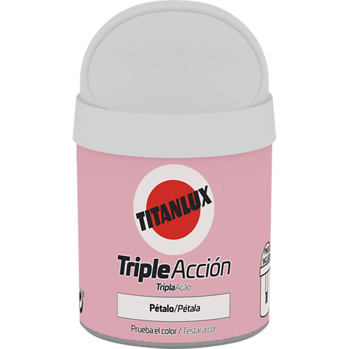 Pintura interior satinada luxens 4l 1040-b10g azul mar luminoso 19 Pintura tester triple acción titanlux 75ml pétalo