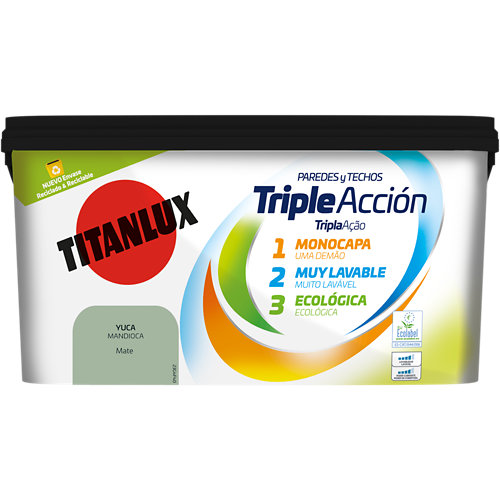 Pintura triple acción titanlux 4l yuca