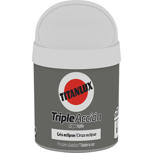 Pintura tester triple acción titanlux 75ml gris eclipse