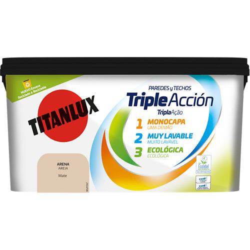 Spray pintura montana pro ral-6011 verde reseda 400ml 20 Pintura triple acción titanlux 4l arena