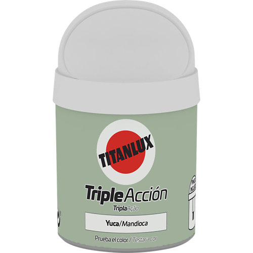 Pintura tester triple acción titanlux 75ml yuca