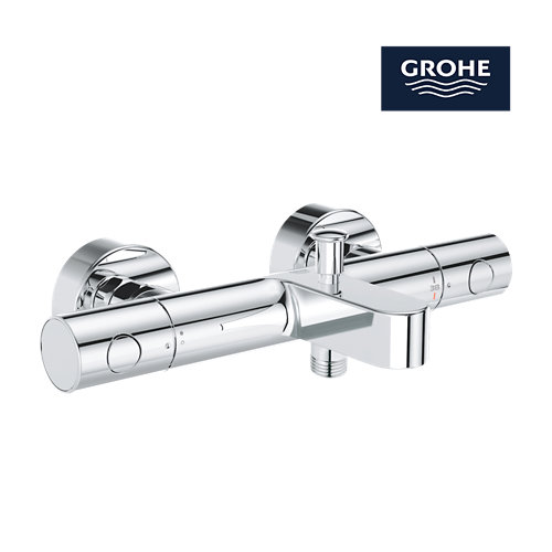 Grifo bañera termostático grohe start clova cromado de la marca Grohe en acabado de color Gris / plata fabricado en Latón