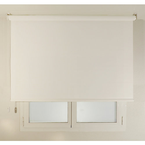 Estor enrollable a cadena ibiza 380 blanco 240 x 280 cm