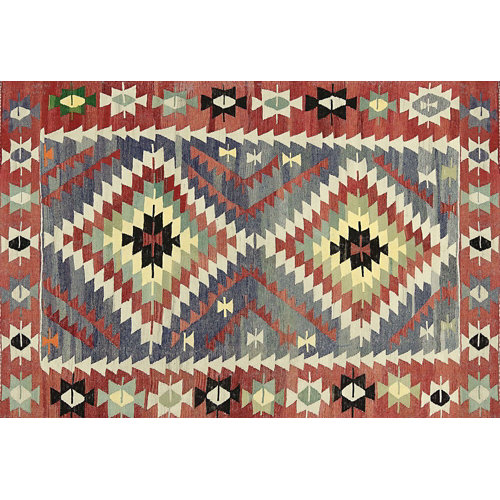 Alfombra pasillera amarilla vinilo teplon oro 50 x 200cm 27 Alfombra vinilo kilim multicolor 2574 du-01 155 x 230 cm
