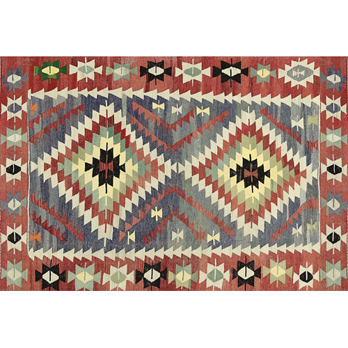 Alfombra vinilo kilim multicolor 2574 du-01 155 x 230 cm