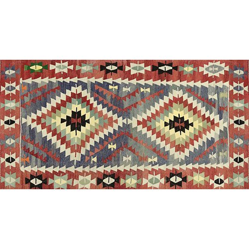 Alfombra vinilo kilim multicolor 2574 du-01 52 x 100 cm