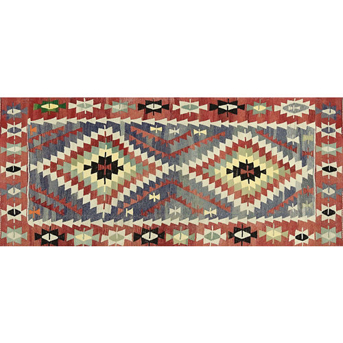 Alfombra vinilo kilim multicolor 2574 du-01 52 x 120 cm