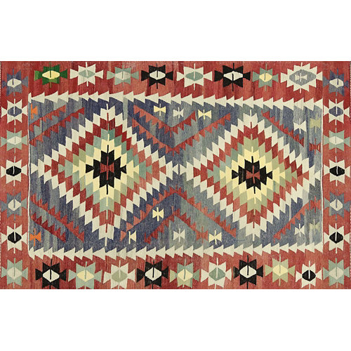 Alfombra vinilo kilim multicolor 2574 du-01 78 x 120 cm