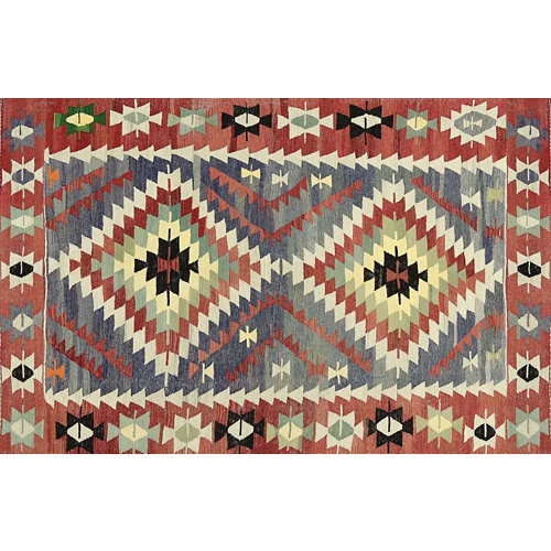 Alfombra vinilo kilim multicolor 2574 du-01 100 x 155 cm