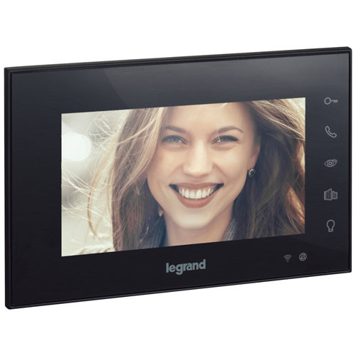Monitor para videoportero con wifi 7" legrand negro