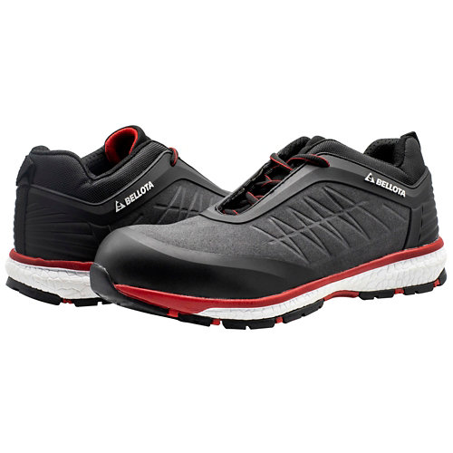 Zapato running para trabajos en exterior bellota t45 negro