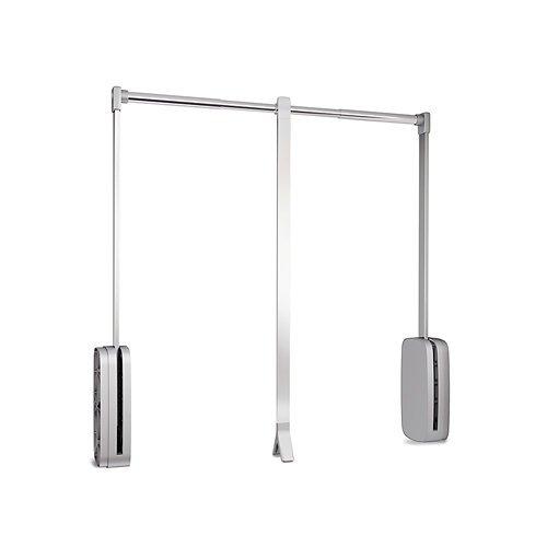 Colgador abatible sling cromado para armario. ancho regulable 60-83cm