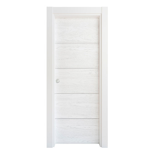 Puerta corredera lucerna premium blanca 72,5 cm