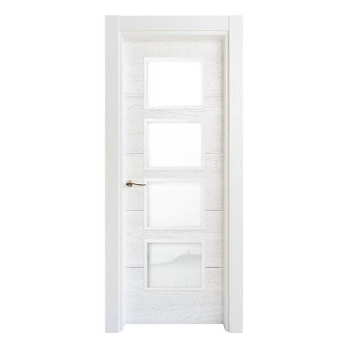 Puerta de interior corredera atenas sapelly de 62.5 cm 24 Puerta acristalada lucerna premium blanca d 7x82,5 cm