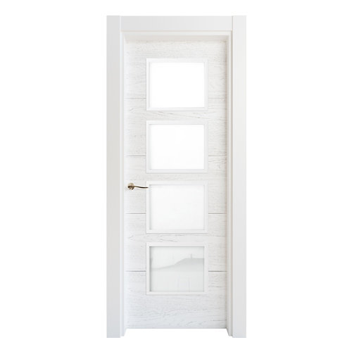 Puerta acristalada lucerna premium blanca i 7x82,5 cm
