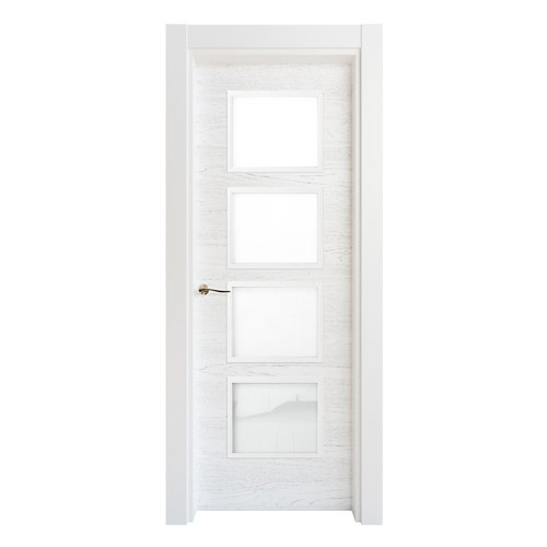 Puerta acristalada bari premium blanco i 7x82,5 cm