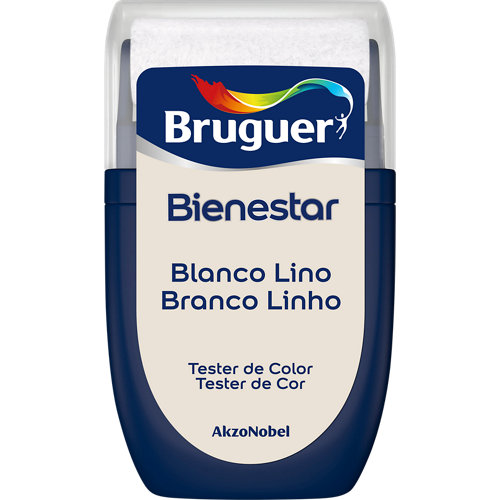 Pintura tester bienestar 30 ml blanco lino