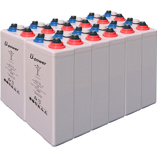 Bateria u-power opzv 200 24v estacionaria gel