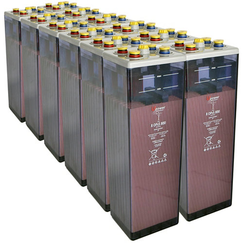 Bateria u-power opzs 800 24v estacionaria