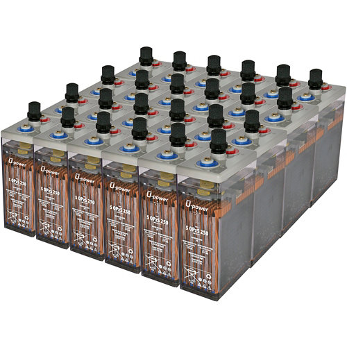 Bateria u-power opzs 250 48v estacionaria
