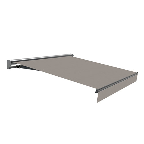 puerta berna nogal de apertura derecha de 125 cm 26 Toldo osaka brazo extensible motorizado semicofre color gris y tela gris 4,75x3m