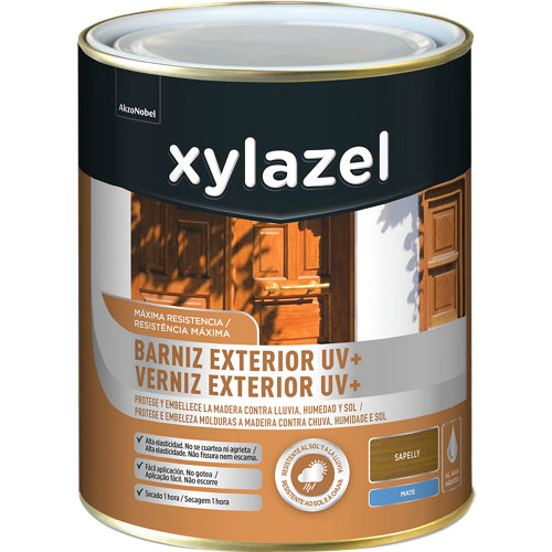 Barniz exterior uv plus mate xylazel 2.5 l sapeli