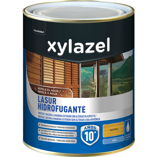 Protector de madera hidrofugante mate xylazel 2.5 l natural