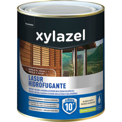 Protector de madera hidrofugante satinado xylazel 750 ml blano