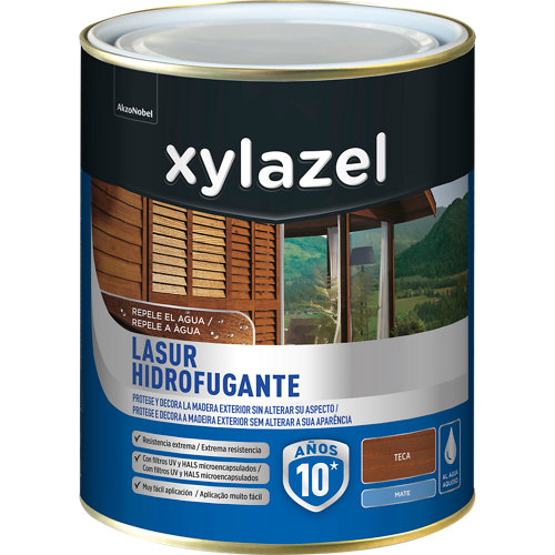 Rollo fieltro nespoli 1x10 m 19 Protector de madera hidrofugante mate xylazel 2.5 l teca