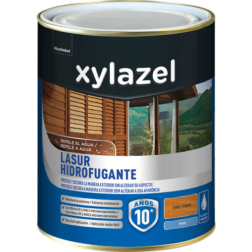 Protector de madera hidrofugante mate xylazel 2.5 l pino