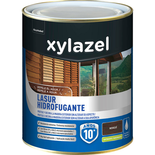 Protector de madera hidrofugante satinado xylazel 750 ml wengué