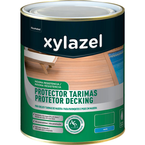 Protector de tarimas xylazel 750 ml teca