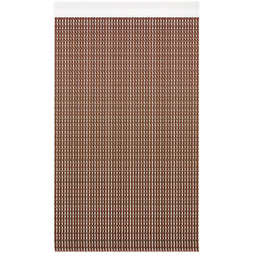 Cortina de puerta pvc florida marrón 100 x 235 cm