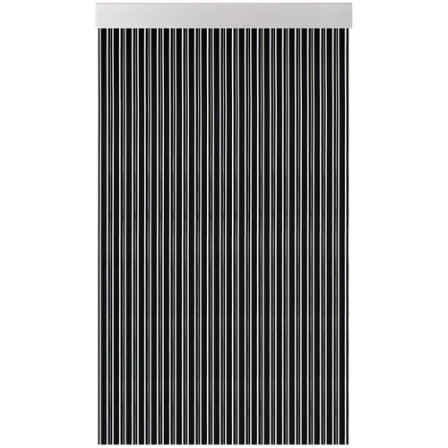 Cortina de puerta acudam cinta s370 negro-blanco 120x190 cm