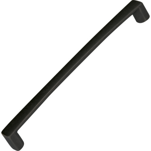 Tirador de mueble pintura negra mate 160 mm