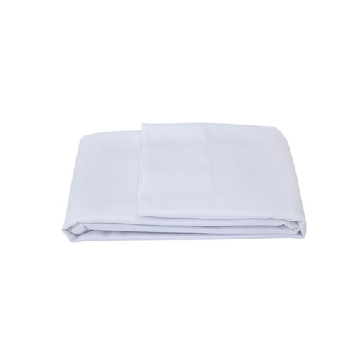 Pack de 2 fundas de almohada blanca de algodón egipcio 300hilos 85x50 cm