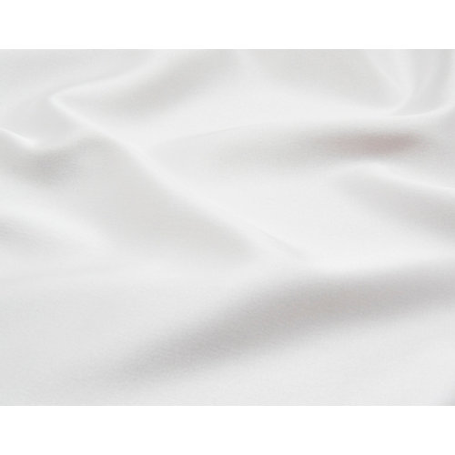Sábana encimera inspire algodón egipcio 300 hilos blanco para cama de 90 cm