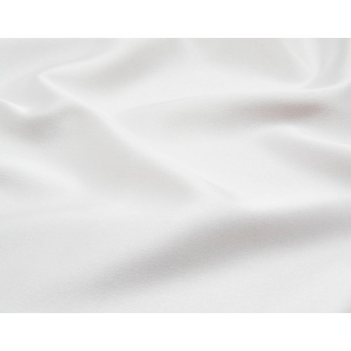 Sábana bajera inspire algodón egipcio 300 hilos blanco para cama de 90 cm